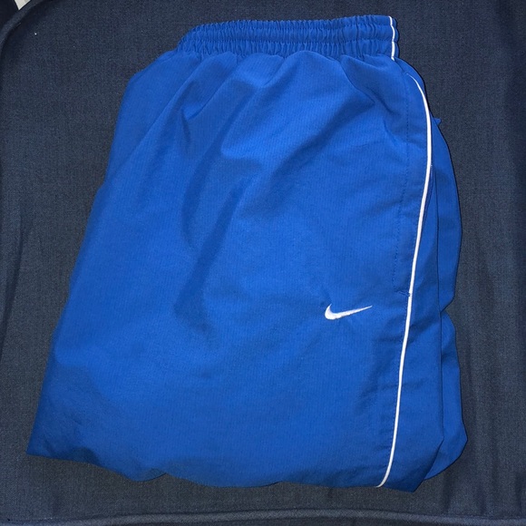 royal blue nike track pants